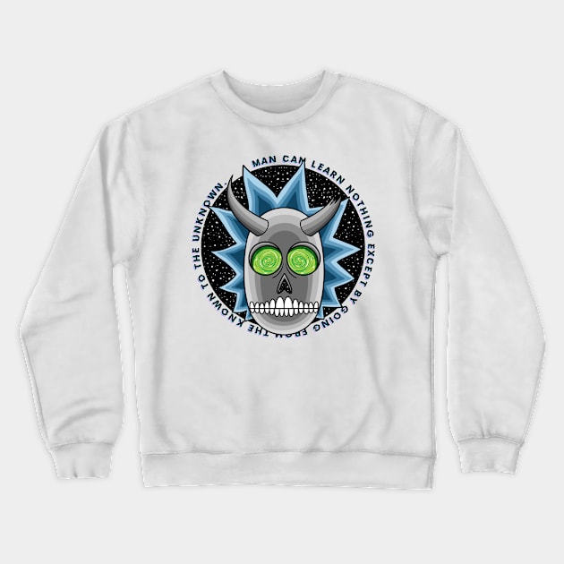 Into the UNKNOWN Crewneck Sweatshirt by chrisnazario